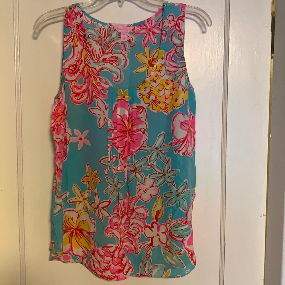 Lilly Dahlia Top EUC